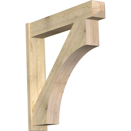 Ekena Millwork Westlake Rough Sawn Craftsman Outlooker, Douglas Fir, 8"W x 44"D x 44"H OUT08X44X44WTL04RDF